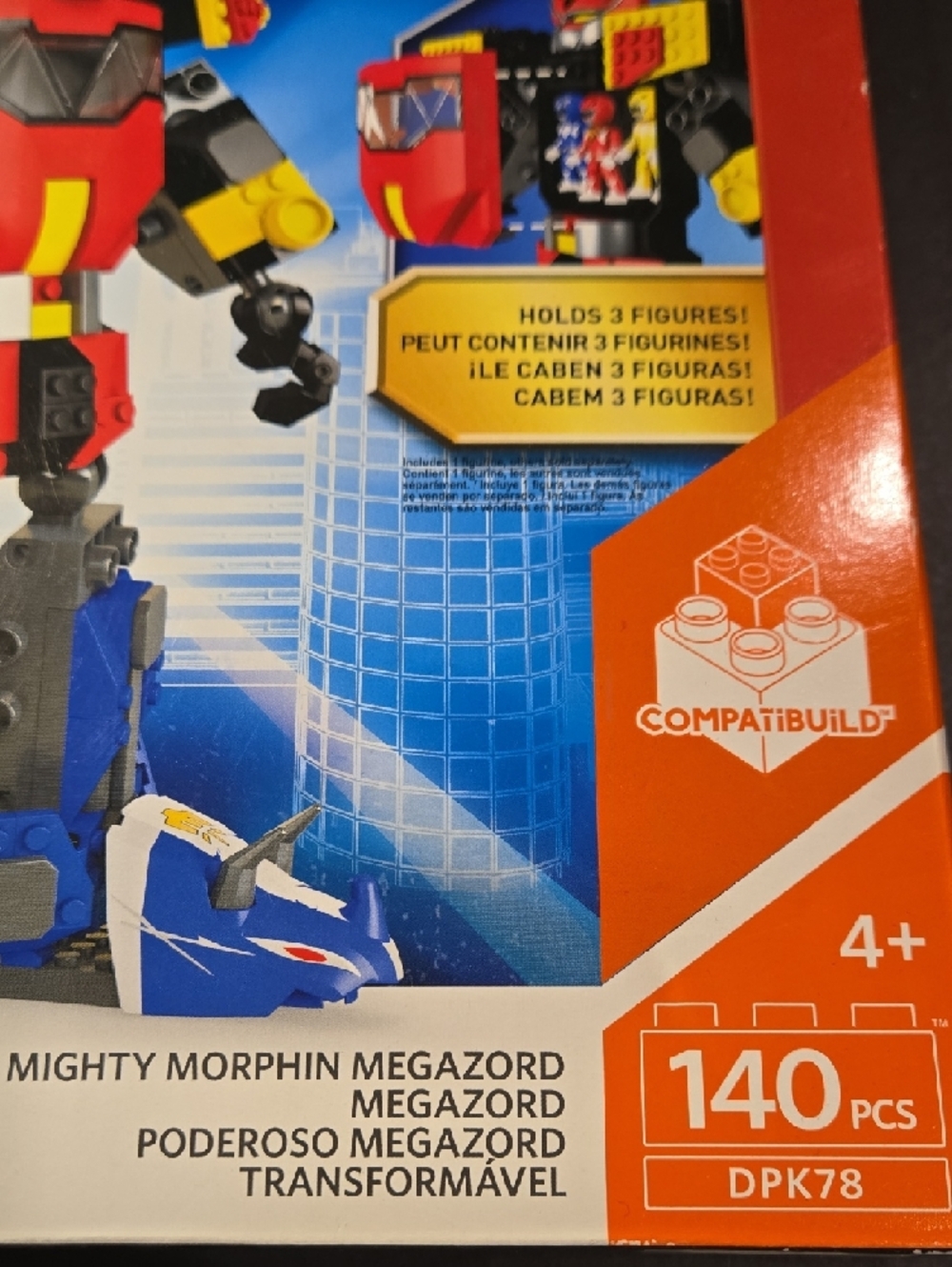 Used Power Rangers Mighty Morphin Megazord Set Mega Construx - Picture 2 of 7